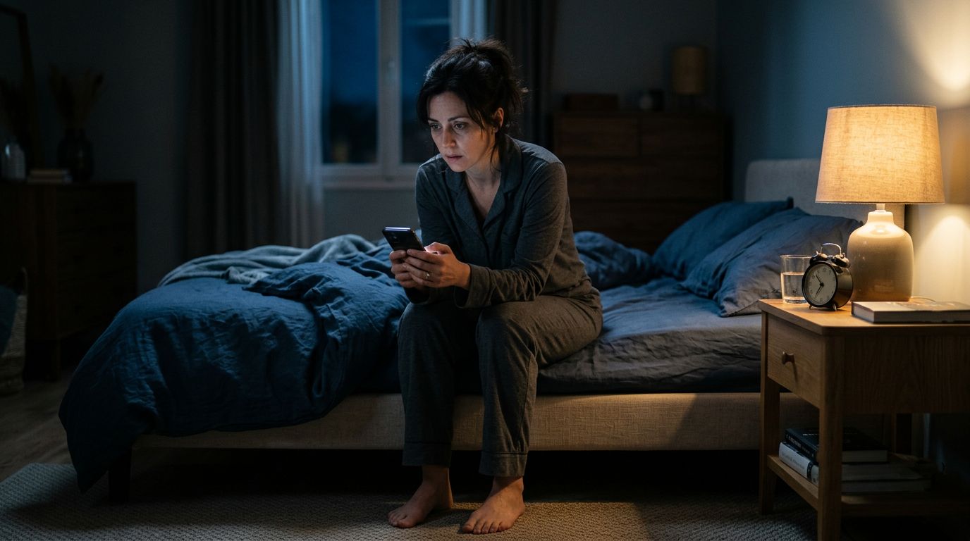 Pourquoi l'anxiété s'intensifie-t-elle le soir au moment de dormir ?